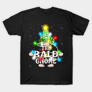 The Bald Gnome Christmas Matching Family Shirt T-Shirt